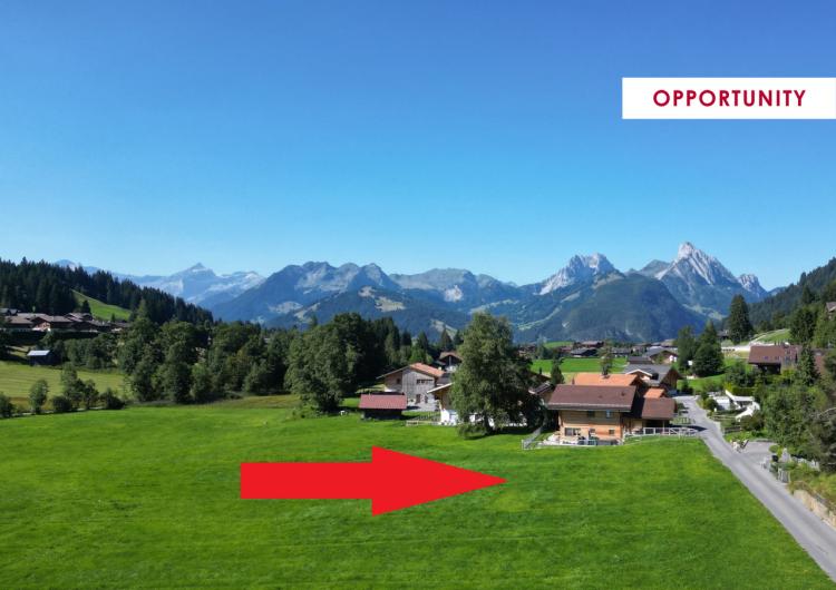 Terrain constructible d'env. 800m2 dans un cadre idyllique à Schönried