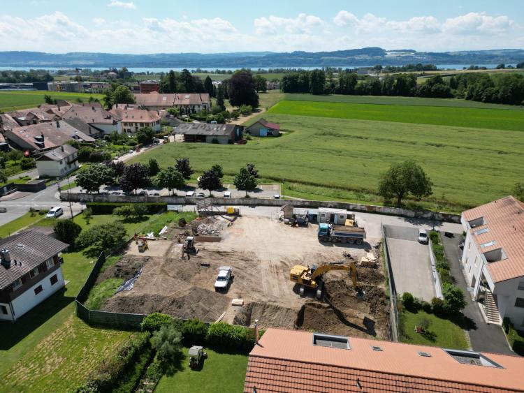 Le chantier a démarré ! Appartement de 3.5 pièces au 1er étage