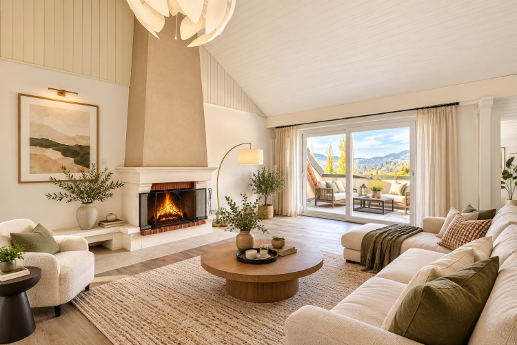 En exclusivité ! Attique de 5,5 pièces avec vue lac et montagnes