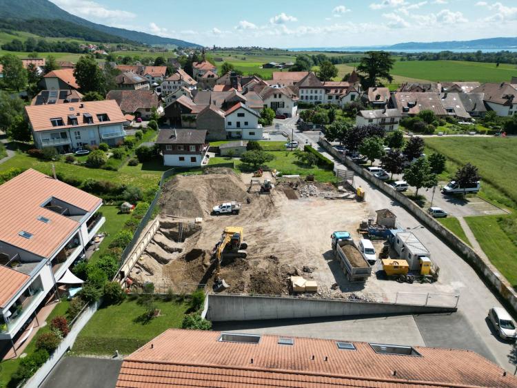 Le chantier a démarré ! 3.5 pièces au dernier étage