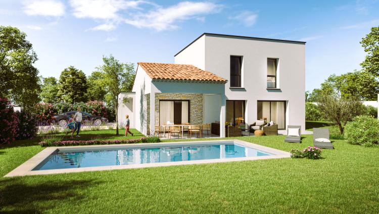4 villas contemporaines haut de gamme et tout confort, au coeur de la Drôme Provençale