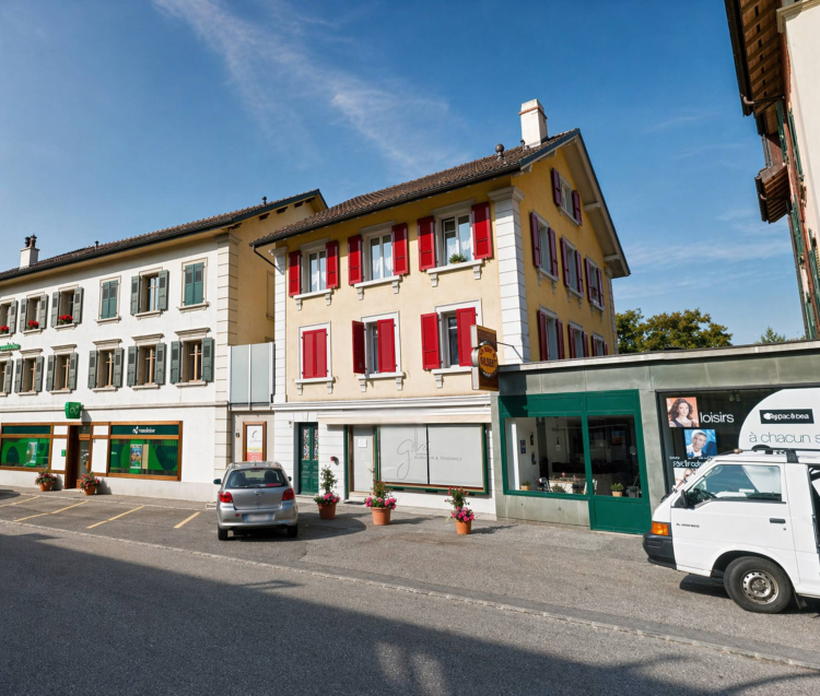 Immeuble de rendement idéalement situé au cœur d’Oron-la-Ville